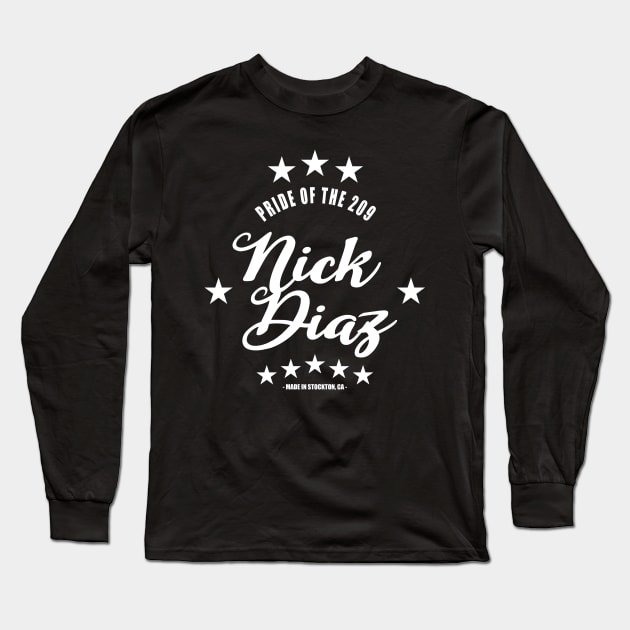 Nick Diaz Long Sleeve T-Shirt by SavageRootsMMA